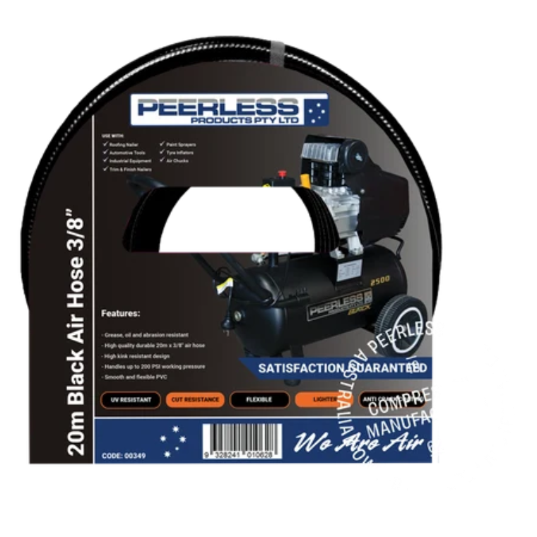 peerless black 20mtr hose