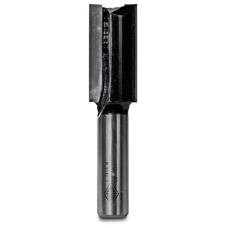 STRAIGHT BIT 19MM TCT, 2FLT 1/2 SHK