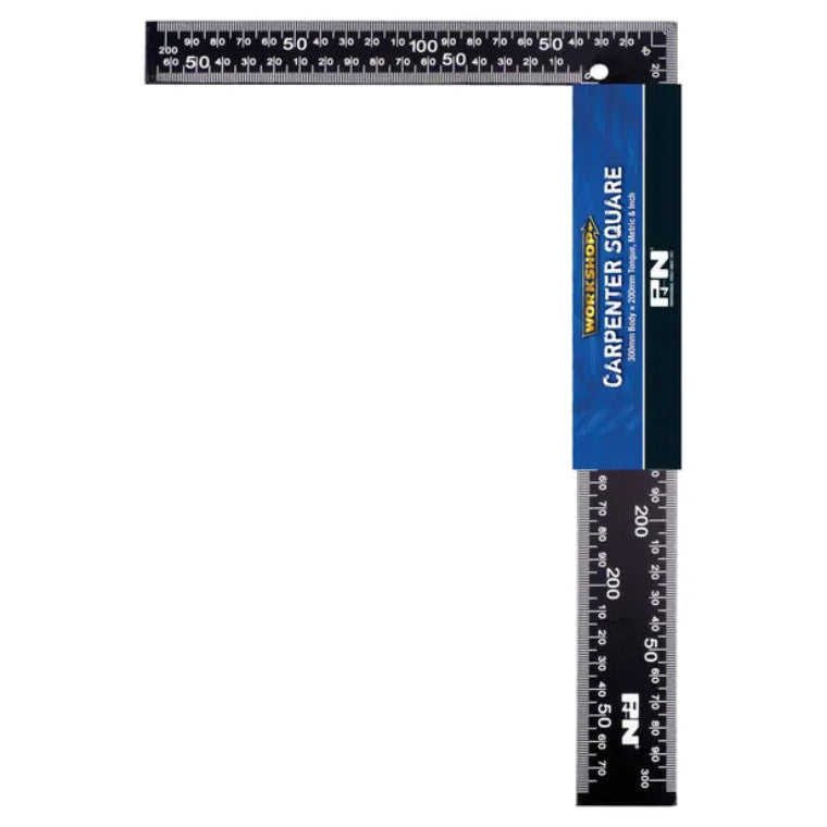 Rule Square Carp Blk 300X200Mm