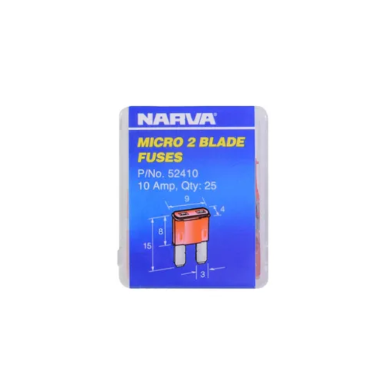 MICRO FUSE 10AMP 25PK