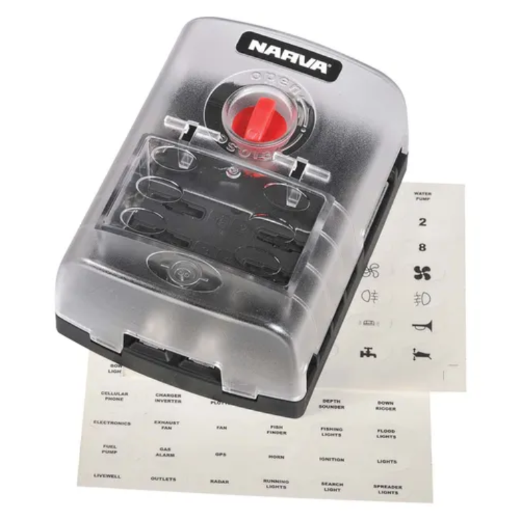 NARVA 6 WAY FUSE BOX