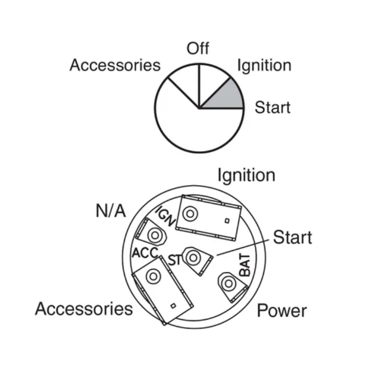 4 POSITION IGNITION SWITCH