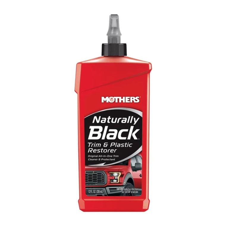 mothers naturally black trim & plastic restorer 355ml
