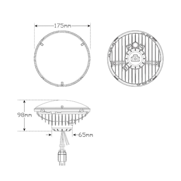 MAXILAMP 7'' DRIVING LAMP 2 PACK