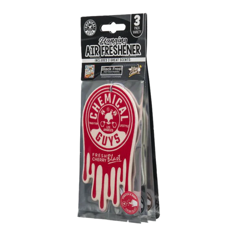 CHEMICAL GUY 3 PACK HANGING AIR FRESHNERS