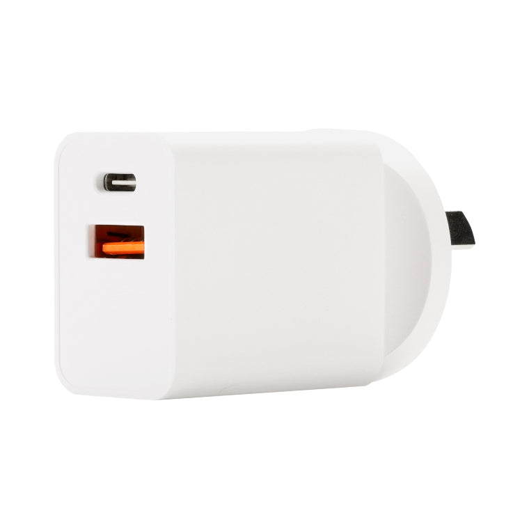 18W USB C & USB-A WALL CHARGER