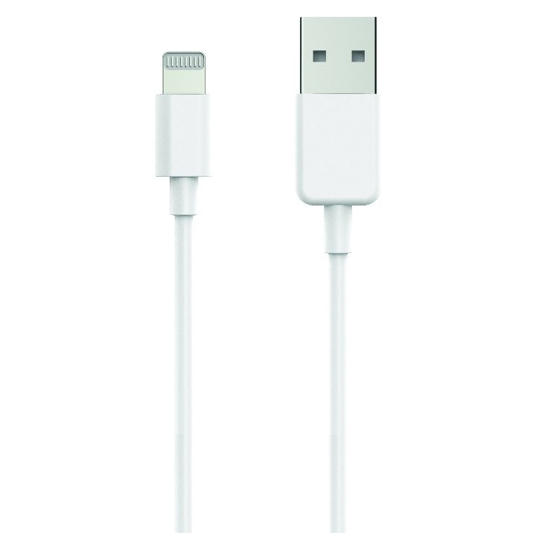 LIGHTNING USB CABLE 1M WHITE
