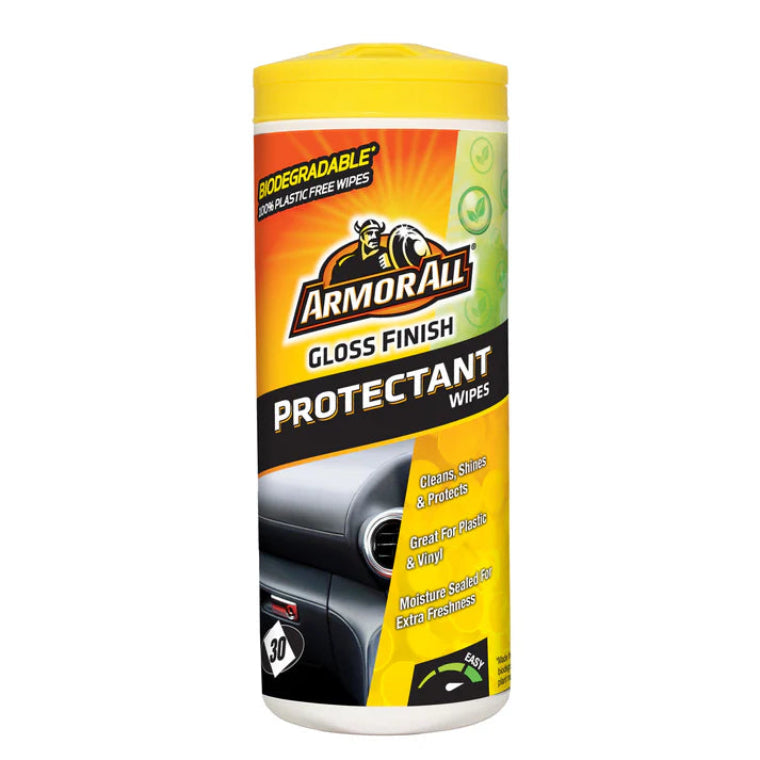 armorall protectant gloss wipes 30's srt