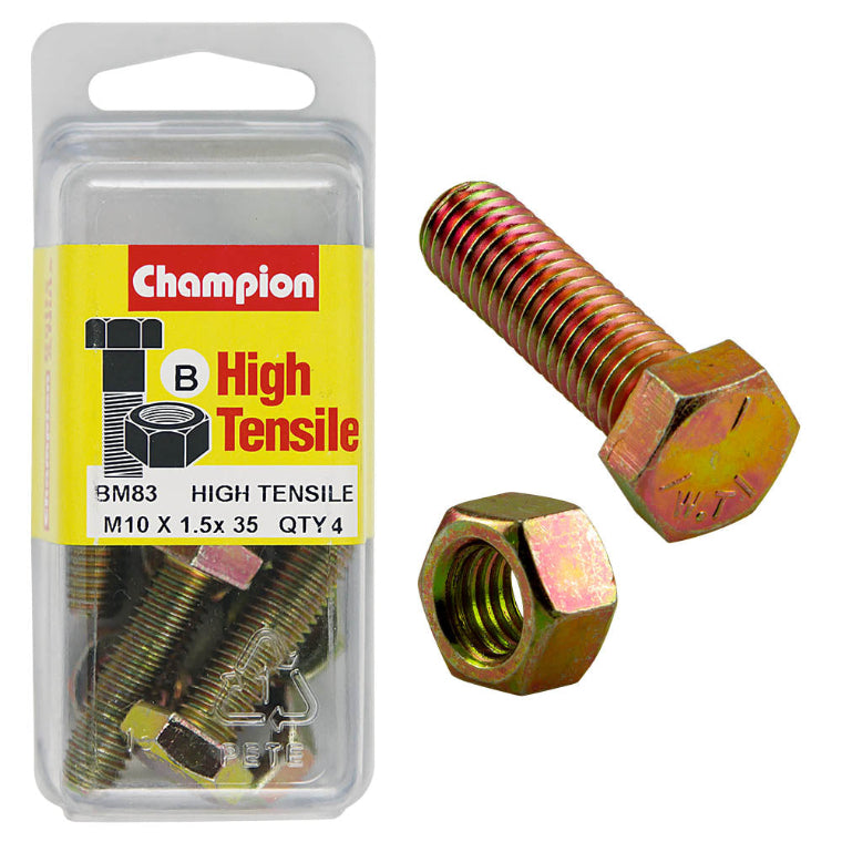 10 X 35 SET SCREW/NUT PACK-METRIC