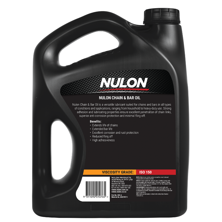 NULON CHAIN & BAR OIL 4LTR