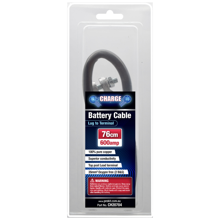 BATTERY CABLE 76 X 600