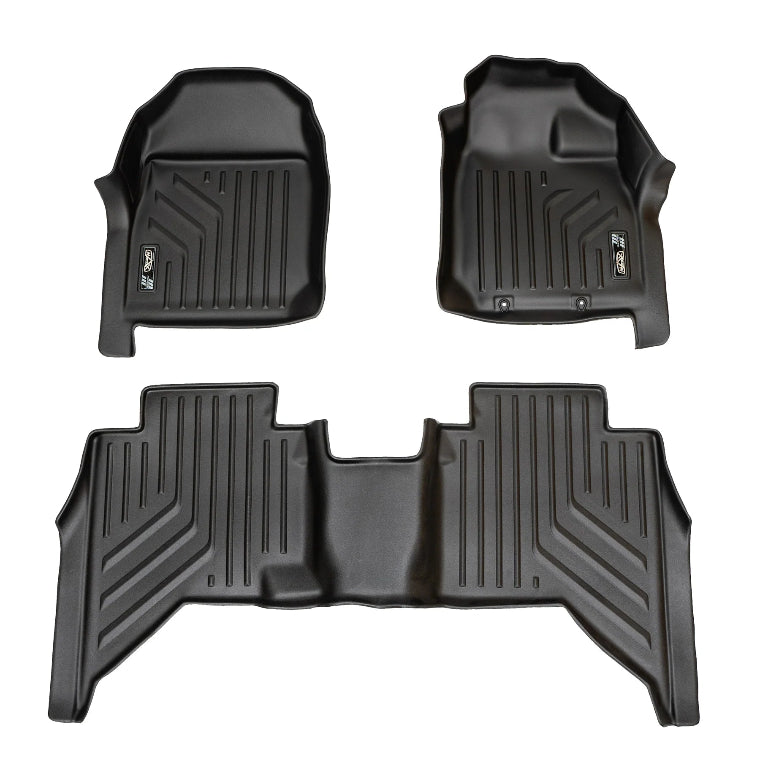 Maxliner Isuzu D-MAX 2021+ MaxPro Floor Mats (Row 1 & 2) - D-MAX 21