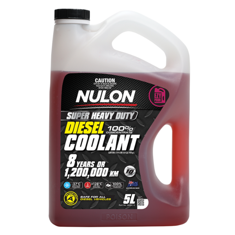 Super Heavy Duty Diesel Coolant 100% Concentrate 5L