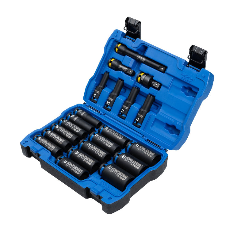 Deep Impact Socket Set 21 Piece 1/2'' Drive - Metric