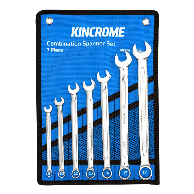 Combination Spanner Set 7 Piece - Metric
