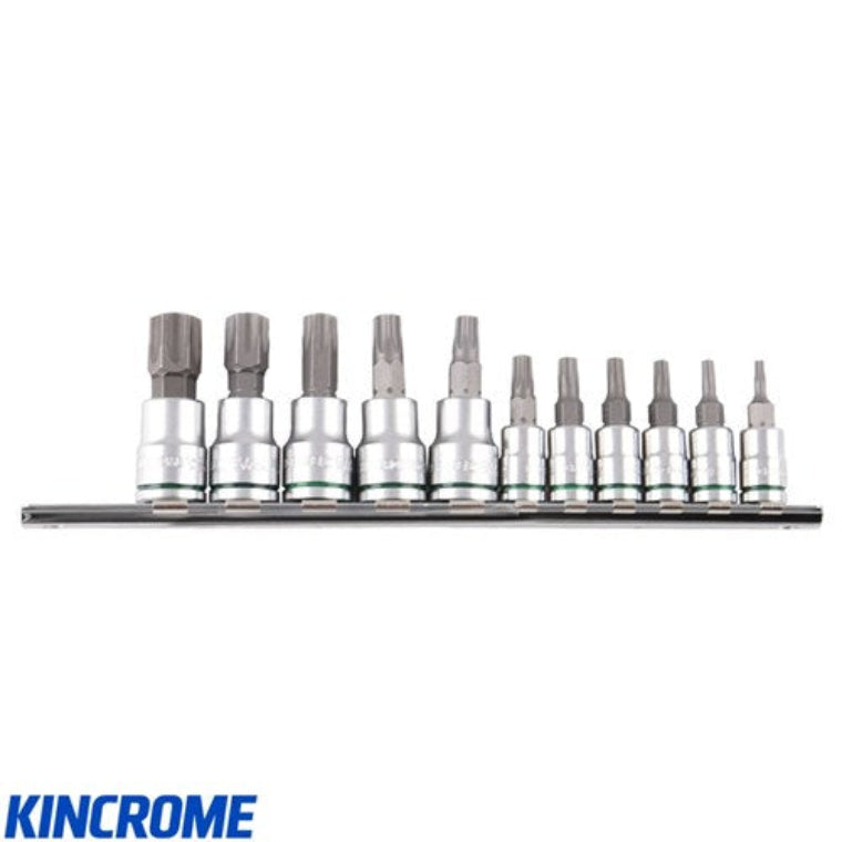 TORX Socket Set Short Series 11 Piece 1/4 & 3/8'' Drive