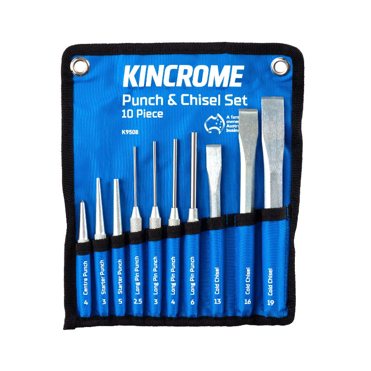 KINCROME- PUNCH & CHISEL SET 10PC