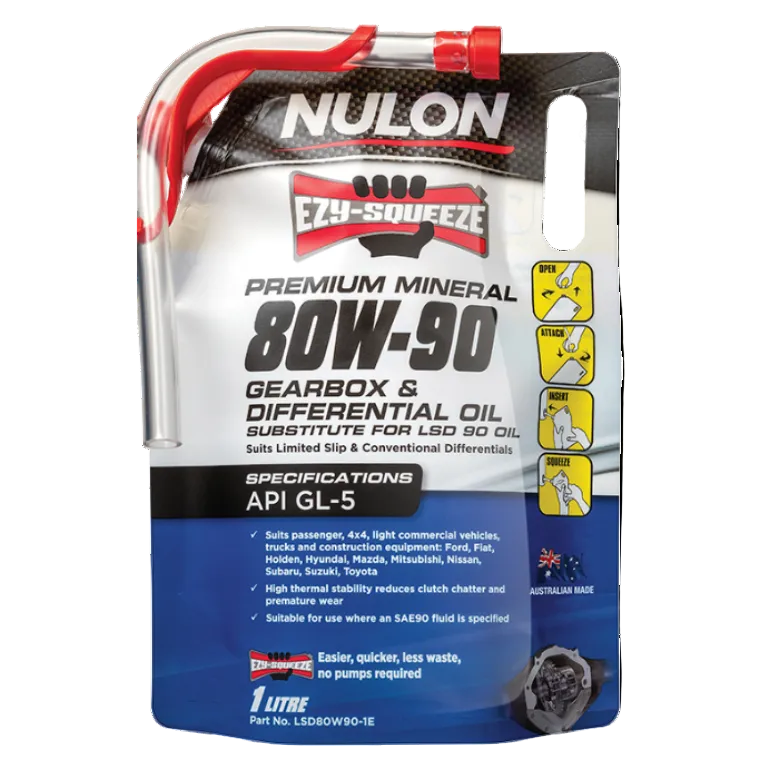 Premium Mineral 80W-90 Gearbox Differential Oil 1L