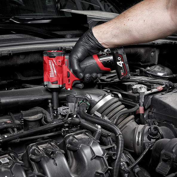 Milwaukee- M12 Fuel 3/8 Stubby Tool Only M12Fiw38-0