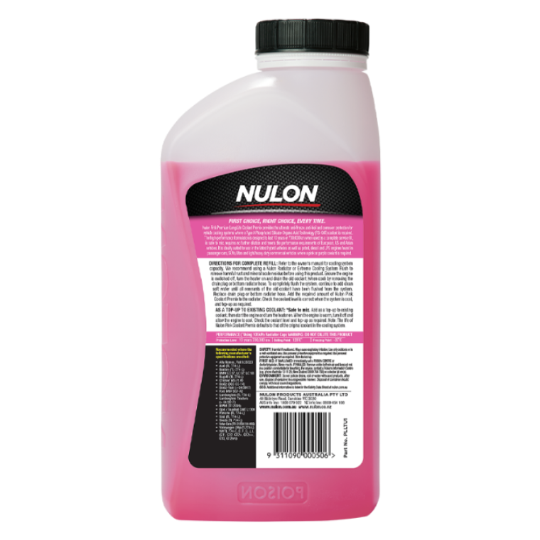 Pink Premium Long Life Coolant Premix 1L