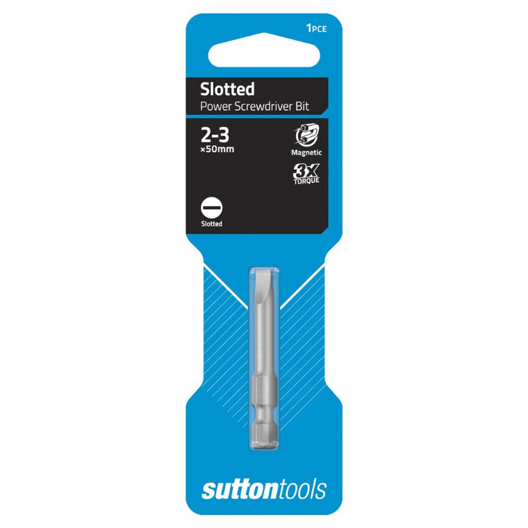 Scrdrv Bit Sl 2-3X50Mm 1Pk