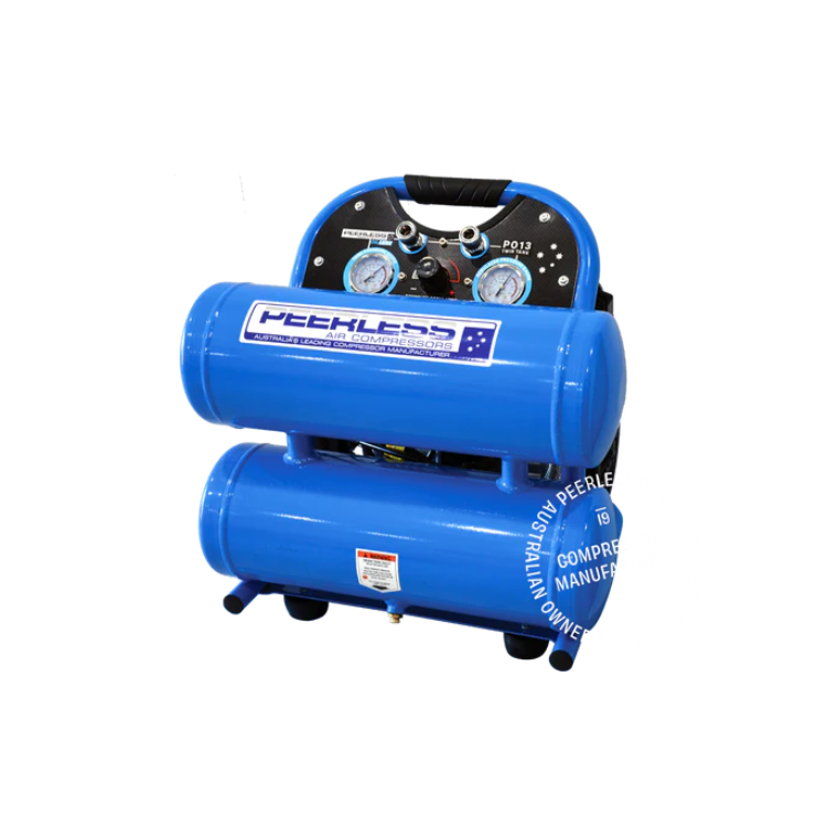 PO13TT Oil less twin tank air compressor
