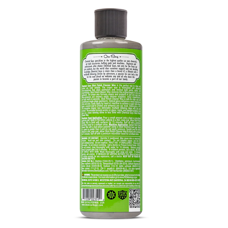 CHEMICAL SLICK FINISH CLAANER WAX