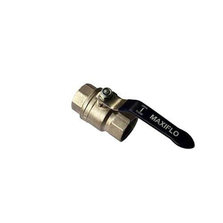 10 BRASS BALL VALVE C/W SS LEVER