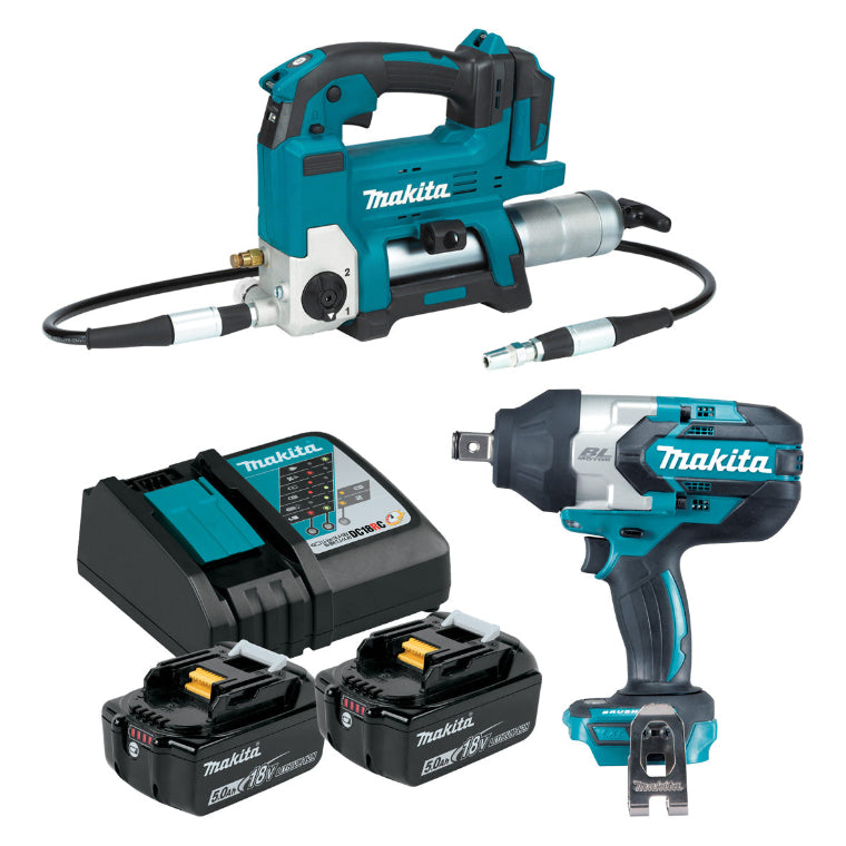 Makita DLX2542T 18V 5.0Ah Li-ion Cordless Brushless 2pce Combo Kit
