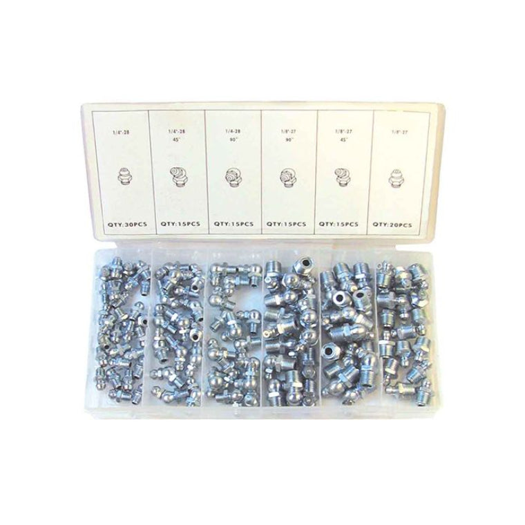 110pc grease nipple sae kit