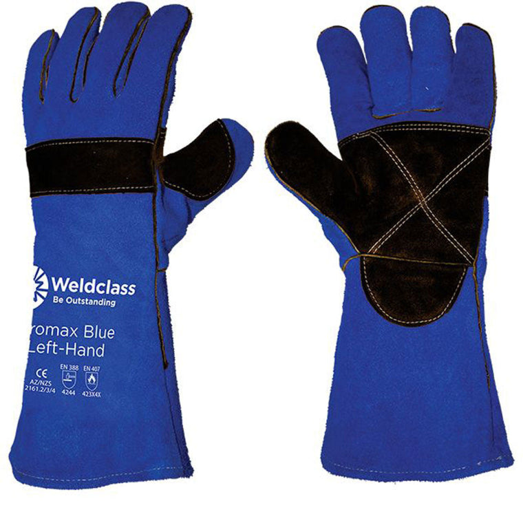 GLOVES WELDING PROMAX BLUE LEFT PAIR