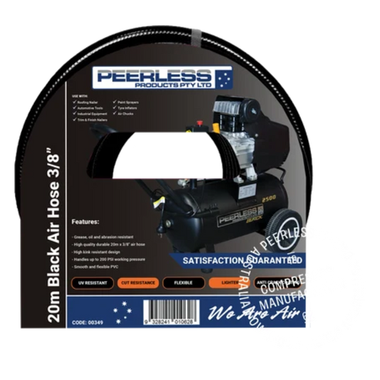 peerless black 20mtr hose