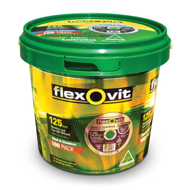 125MM X 1.0MM INOX CUTTING DISC X100 BONUS BAG