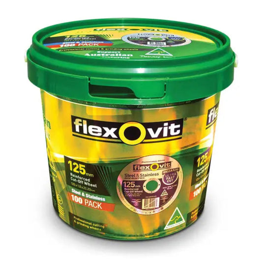 125MM X 1.0MM INOX CUTTING DISC X100 BONUS BAG