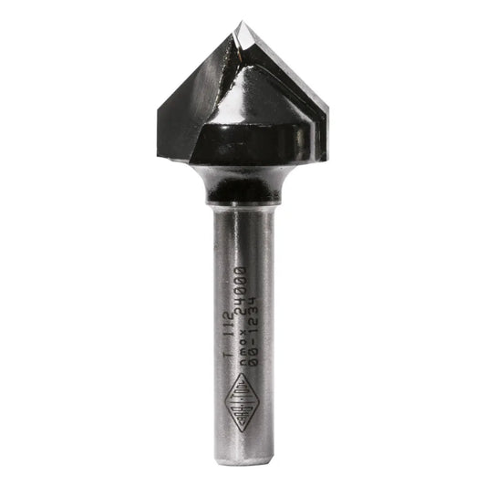 VEE GROOVE BIT 18.0 X 90DEG TCT 2FLT 1/4 SHK