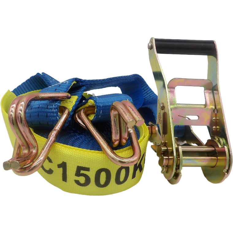 RATCHET TIE DOWN 38MM X 6MTR LOAD RATING 1500KG