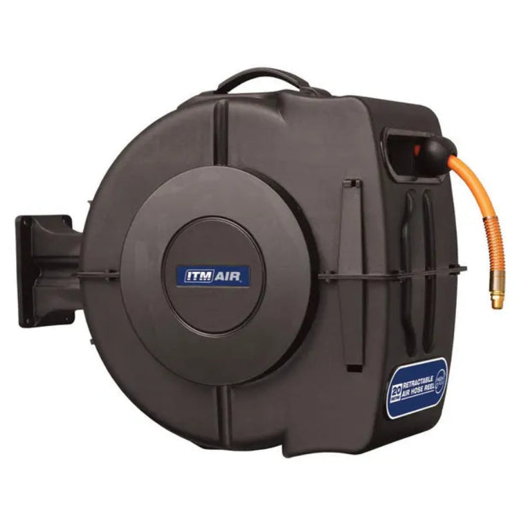 ITM RETRACTABLE AIR HOSE REEL, 10MM X 20M
