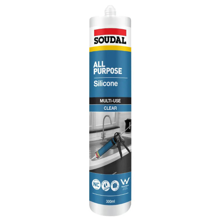 Soudal AP silicone clear 300ml AU/NZ