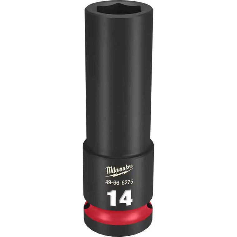 MILWAUKEE SHOCKWAVE™ 1/2'' Drive 14mm Deep 6 Point Impact Socket