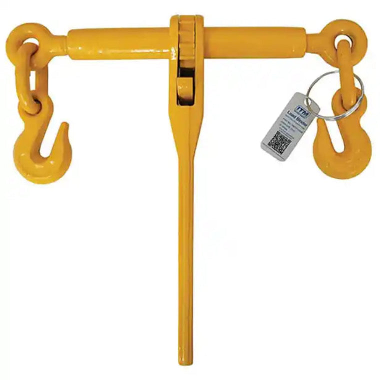ITM G70 LOAD BINDER, RATCHET TYPE WITH EYE GRAB HOOKS, 4200KG LASHING CAPACITY, 8MM (5/16'') CHAIN