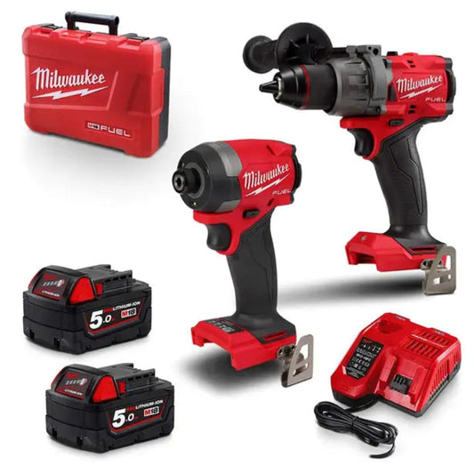 Milwaukee M18FPP2AA3502C 18V 5.0Ah Li-ion Cordless Fuel 2pce Combo Kit