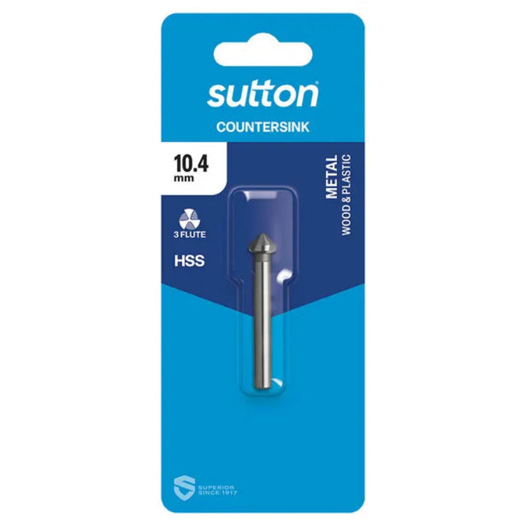 COUNTERSINK HSS STRAIGHT 10.4MM