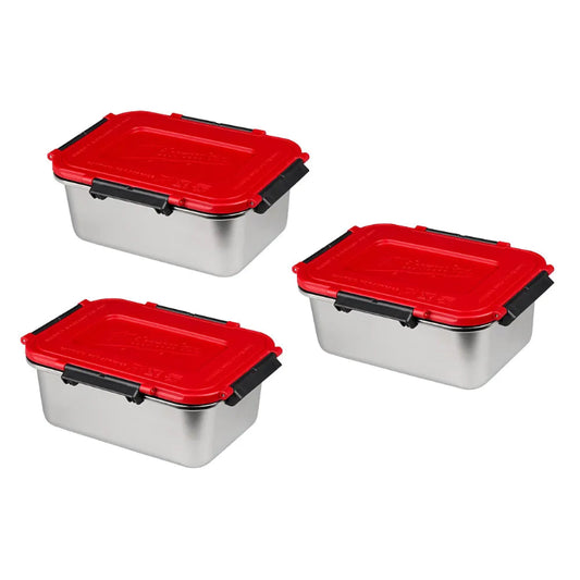 3 Piece Lunch Box Container Set