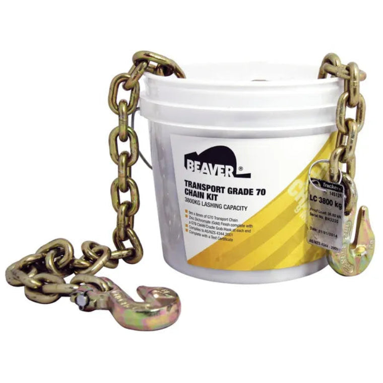 8mm x 9M GRADE 70 LASHING TRANSPORT CHAIN KIT