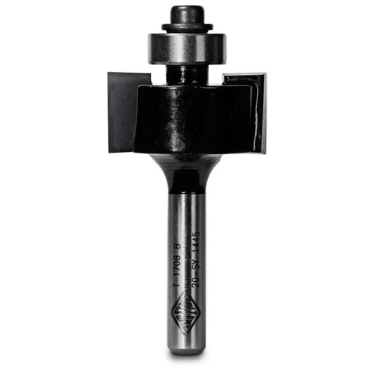 REBATING BIT 6.35MM TCT 2FLT 1/4 SHK W/BEAR