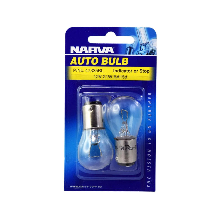 12V 21W BA15D BULB(2) NARVA GL