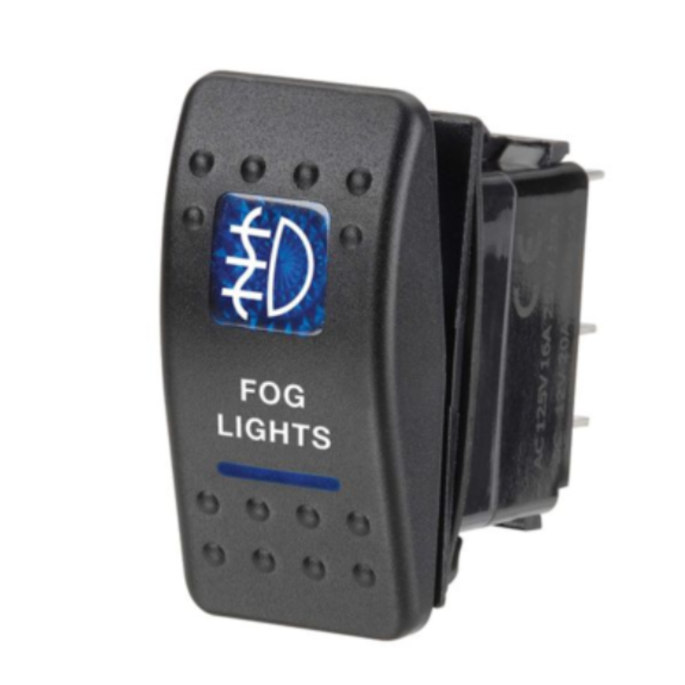 NARVA SW RK OFF/ON BLUE 12V GLOBE