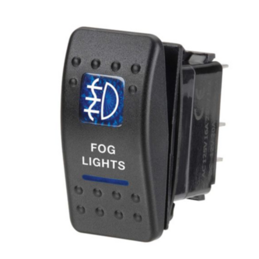 NARVA SW RK OFF/ON BLUE 12V GLOBE