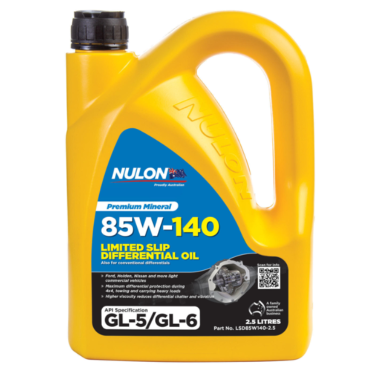 Premium Mineral 85W-140 Limited Slip Differential Oil 2.5L