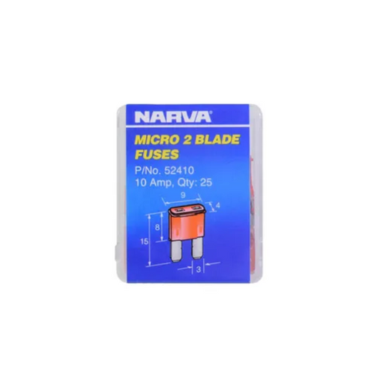 MICRO FUSE 10AMP 25PK